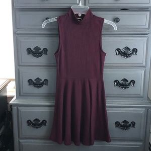 PRINCE & FOX Maroon mini dress XS